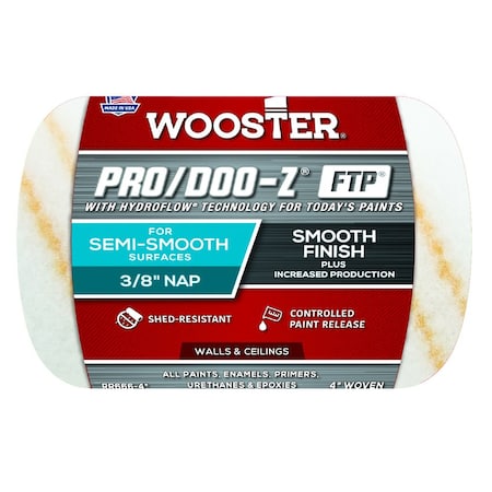 Wooster 4 in. 3/8 in. Roll Cvr Rr666 0RR6660040